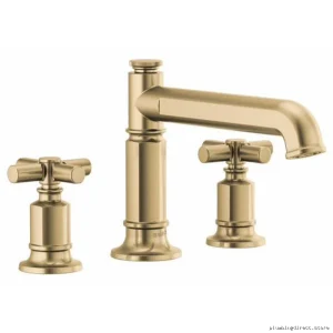 Invari Roman Tub Faucet Trim Single Handle - Luxe Gold Finish T67376-GLLHP Brizo