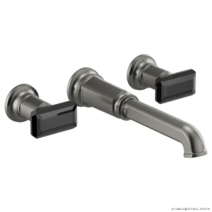 Brizo Invari 2-Handle Wall Mount Tub Filler Trim Luxe Steel T70476-SLLHP