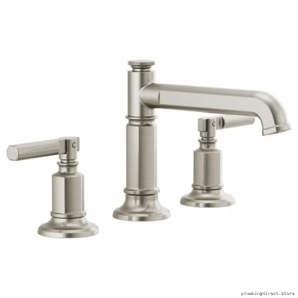 Invari Wide-Range Mid-Rise Bathroom Faucet 1.5 GPM Fewer Handles - Luxe Nickel 65377LF-NKLHP Brizo