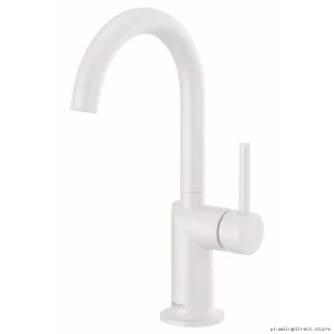 Brizo Jason Wu Single-Handle Arc Spout Bar Faucet - Matte White