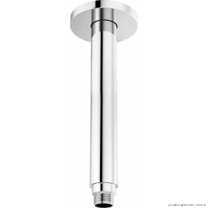 Brizo Kintsu 10 Chrome Ceiling Mount Shower Arm with Dual Waterway Design