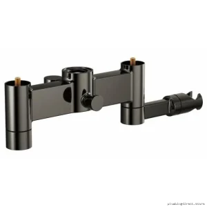 Brizo Kintsu 2-Handle Tub Filler in Brilliance Black Onyx T70310-BNXLHP