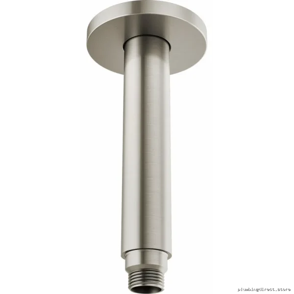 Brizo Kintsu 6 Dual Waterway Ceiling Shower Arm in Luxe Nickel Finish 83992-06MF-NK