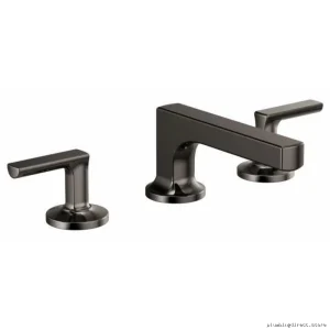 Brizo Kintsu Black Onyx Bathroom Faucet 1.5 GPM Low-Rise Handleless Design