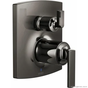 Brizo Kintsu Black Onyx Shower Valve with Diverter Handle