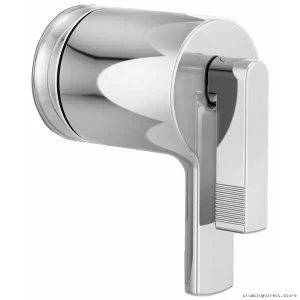 Chrome Brizo Kintsu Shower Temperature Control Trim