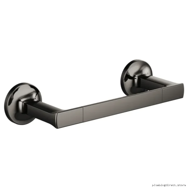 Brizo Kintsu Mini Towel Bar | Brilliant Black Onyx Finish | Modern Design | Model #BNX - Image 2