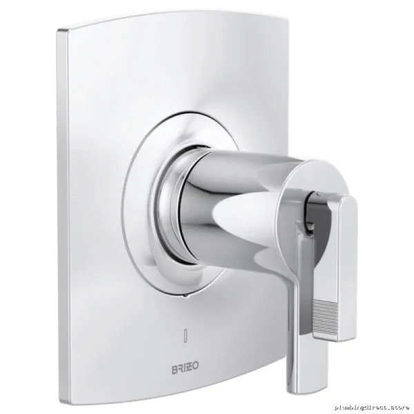 Brizo Kintsu T...PCLHP Thermostatic Shower Valve Trim – Chrome & TempAssure | No Handles