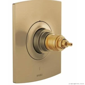 Brizo Kintsu Thermostatic Valve in Brilliance Luxe Gold