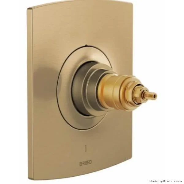Brizo Kintsu Thermostatic Valve in Brilliance Luxe Gold