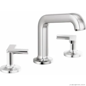 Brizo Kintzu Chrome Bathroom Faucet - Widespread Design, Handle-Free Style 65307LF-PCLHP