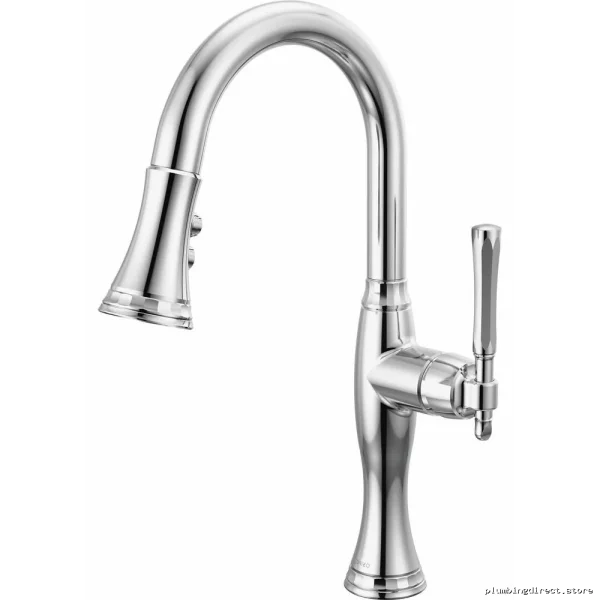 Brizo Kitchen Bar & Prep Faucet with Pull-Down Spray - Chrome Finish