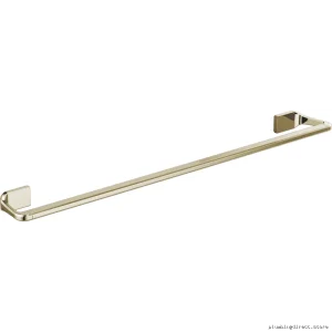 Brizo Levoir 24-Inch Polished Nickel Towel Bar - Modern Bathroom Hardware