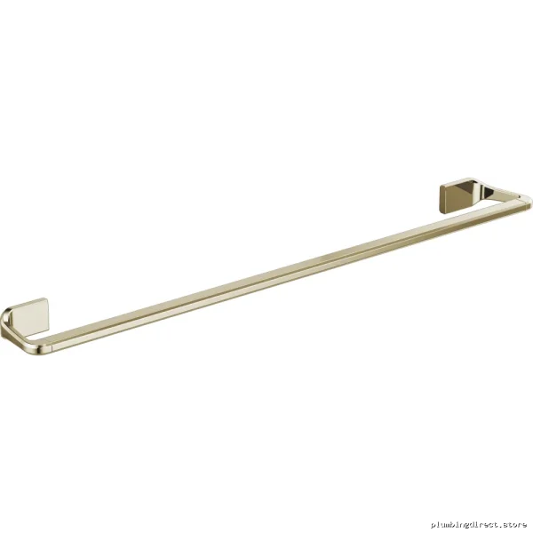 Brizo Levoir 24-Inch Polished Nickel Towel Bar - Modern Bathroom Hardware