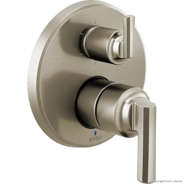 Brizo Levoir 6-in-1 Function Pressure Balance Trim Fewer Handles Luxe Nickel Finish T75P698-NKLHP