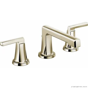 Brizo Levoir Eco-Friendly 1.2 GPM Polished Nickel Bathroom Faucet No Handles