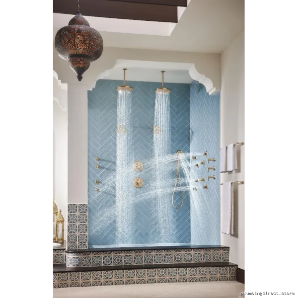 Brizo Levoir Designer Gold Rain Shower Head - Image 5