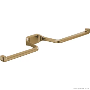 Brizo Levoir Luxe Gold Double Post Toilet Paper Holder 695198-GL