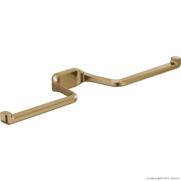 Brizo Levoir Luxe Gold Double Post Toilet Paper Holder 695198-GL