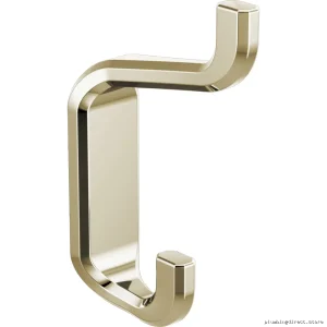 Brizo Levoir Polished Nickel Robe Hook - Elegant Bathroom Hardware