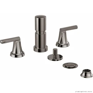 Brizo Levoir Single Handle Black Onyx Bidet Faucet 68498-BNXLHP