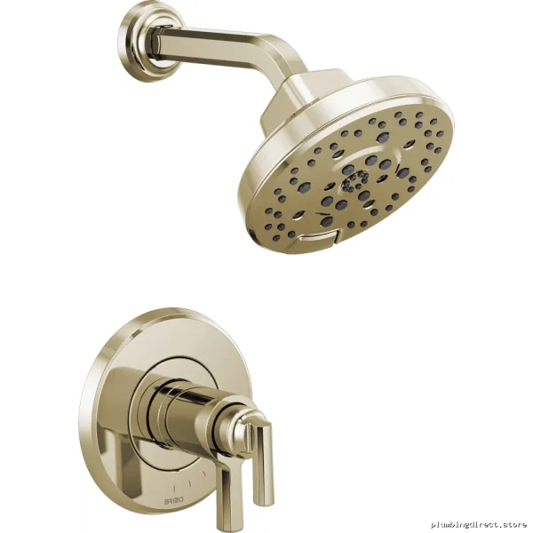 Brizo Levoir TempAssure Thermostat Shower Trim - Temperature Control & Polished Nickel