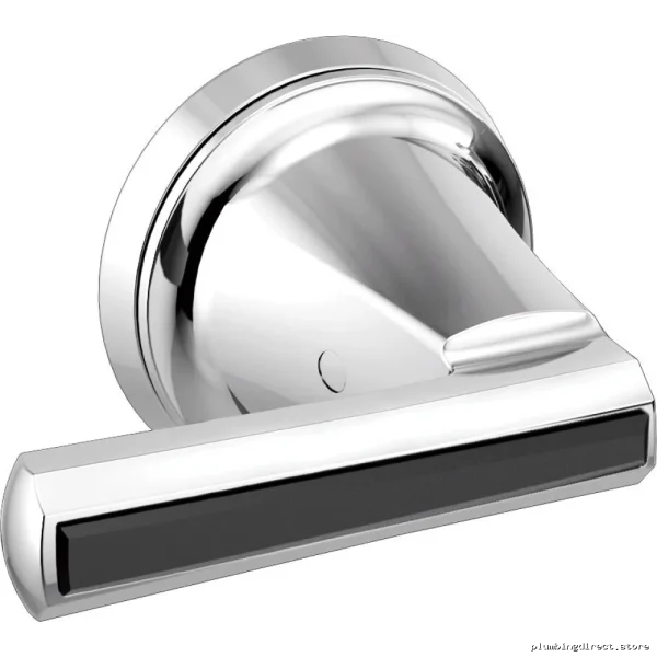 Brizo Levoir Chrome & Black Crystal Tub Filler Handle Kit - Pair HL7098-PCBC