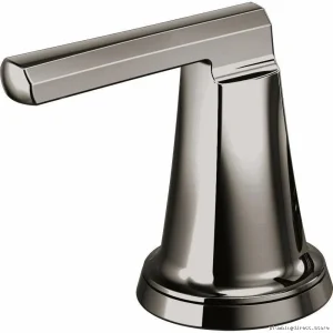 Brizo Levoir Widespread Faucet Lever Handles - Brilliance Black Onyx Pair