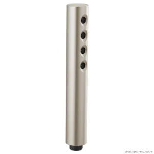 Brizo Linear Round Hand Shower: 1-Function H2Okinetic Spray Brushed Nickel RP73147BN