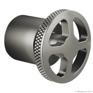 Litze Adjustable 3-6 Diverter Trim Wheel Handle Set - Luxe Steel HW932-SL Brizo