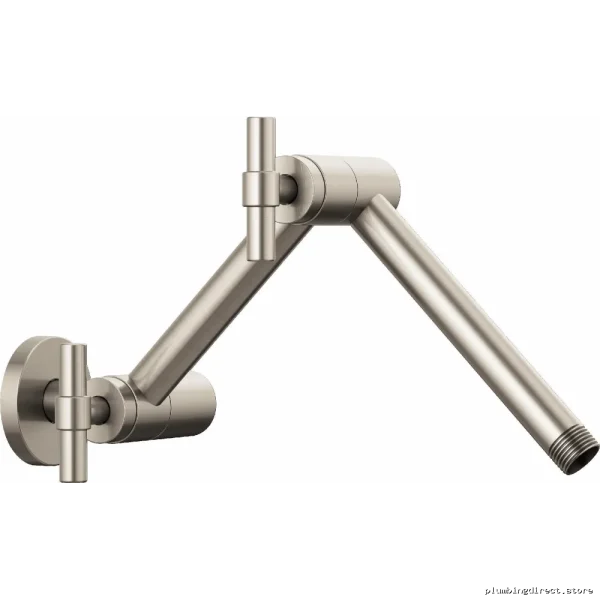 Brizo Litze Adjustable Shower Arm with Flange in Luxe Nickel Finish RP81434NK