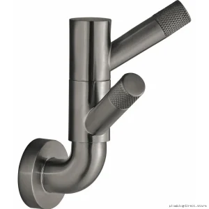 Brizo 693537-SL Litze Luxe Steel Robe Hook for Elegant Bathroom Storage