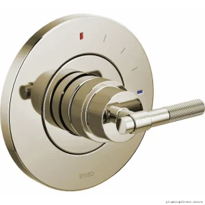 Brizo HL60P33-PN Litze T-Lever Pressure Balance Valve Trim Kit in Polished Nickel