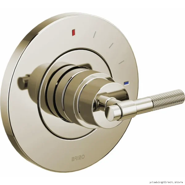 Brizo HL60P33-PN Litze T-Lever Pressure Balance Valve Trim Kit in Polished Nickel