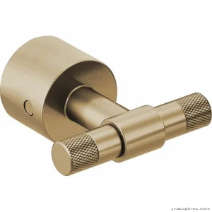 Brizo Luxe Gold 2-Handle Wall Mount Tub Filler T-Lever Handle Kit