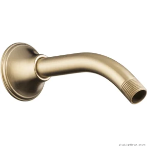 Brizo Luxe Gold 7-Inch Shower Arm & Flange Kit RP62929GL