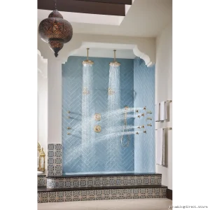 Brizo Luxe Gold Ceiling Mount Shower Arm with Flange RP48986GL