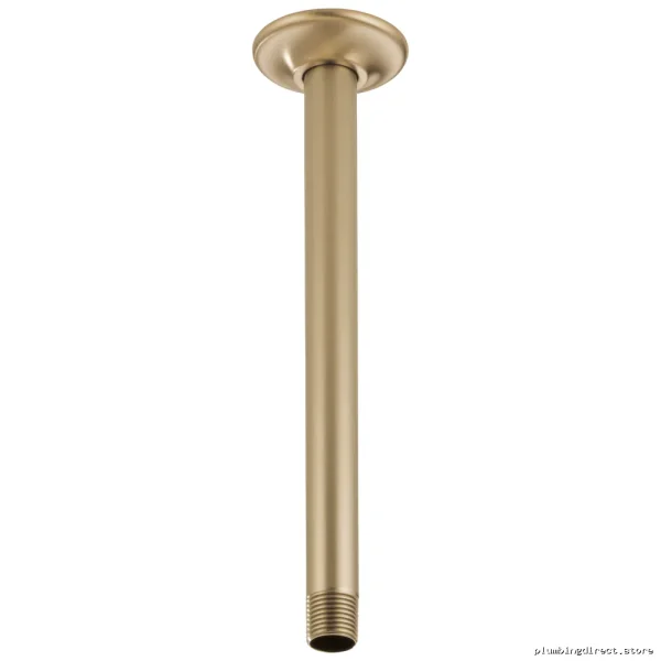 Brizo Luxe Gold Ceiling Mount Shower Arm with Flange RP48986GL - Image 3