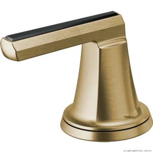 Brizo Luxe Gold Crystal Tub Lever Handle Kit
