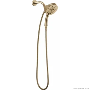Luxe Gold 2-in-1 H2Okinetic Hand Shower with Euro Round Design - Brizo