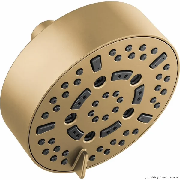 Brizo Luxe Gold 2.5 GPM Shower Head - 7 Functions, 5 Spray Patterns