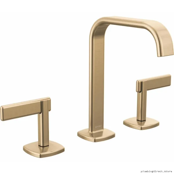 Brizo Luxe Gold Lever Handles for Widespread Bathroom Faucet Pair - Image 2