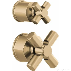 Brizo Luxe Gold Pressure Balance Valve with Diverter Trim Kit