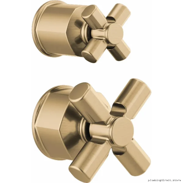 Brizo Luxe Gold Pressure Balance Valve with Diverter Trim Kit