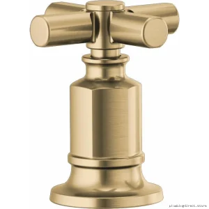 Brizo Luxe Gold Roman Tub Faucet with Cross Handles HX676-GL