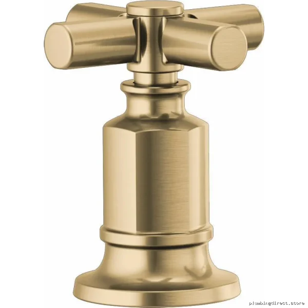 Brizo Luxe Gold Roman Tub Faucet with Cross Handles HX676-GL