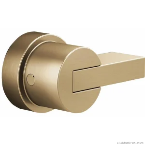 Brizo Luxe Gold Pressure Balance Shower Valve Trim with Lever Handle