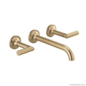 Brizo Luxe Gold Single Handle Wall Mount Bathroom Faucet T65875LF