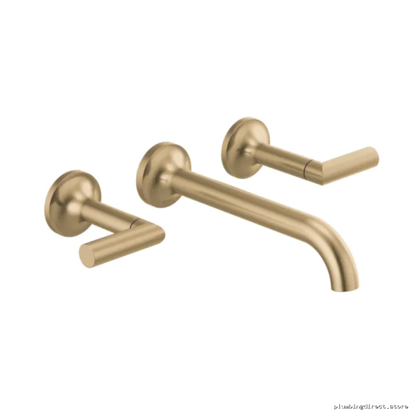 Brizo Luxe Gold Single Handle Wall Mount Bathroom Faucet T65875LF