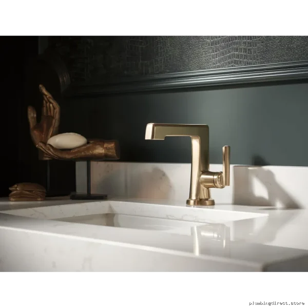 Luxe Gold Single Hole Bathroom Faucet | 65098LF-GL Brizo
